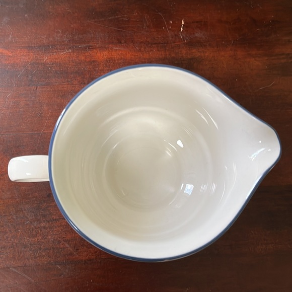 Lenox Poppies on Blue Creamer and Fruit Dessert Sauce Bowl - Picture 7 of 16